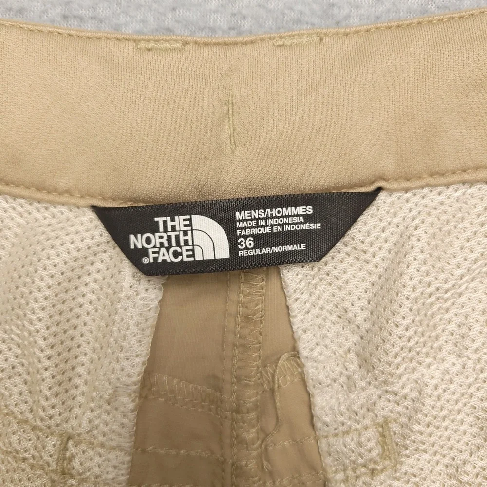 The North Face Horizon 2.0 Cargo Shorts Khaki Mens Size 36 Outdoor Hiking Casual